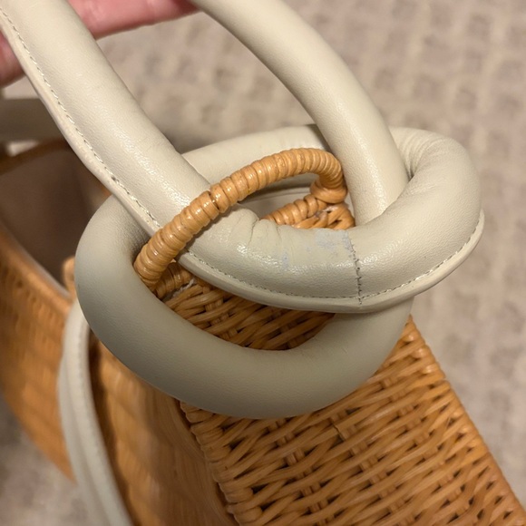 CULT GAIA Rhea Knotted Rattan Shoulder Bag - Picture 13 of 16